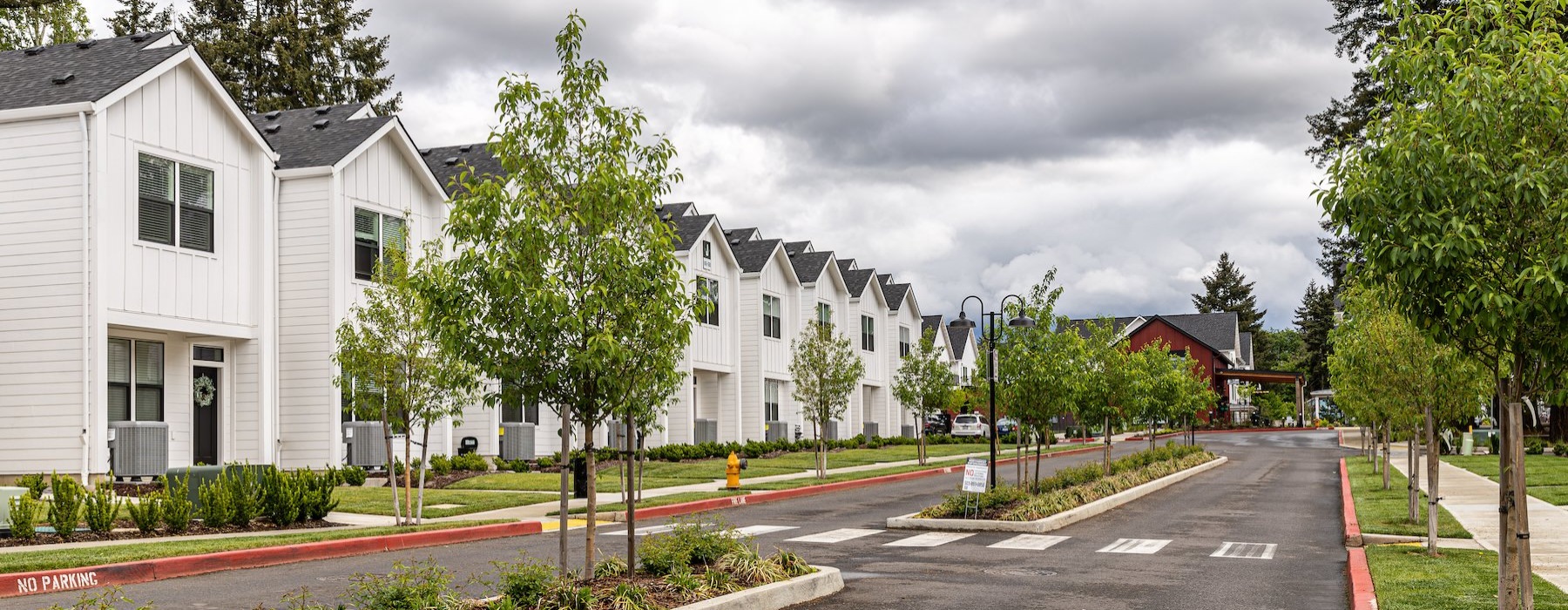 exterior view of buildings